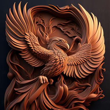 3D model phoenix (STL)